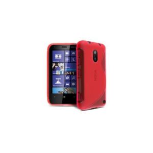 Θήκη κινητού για Nokia Lumia 620 S line red
