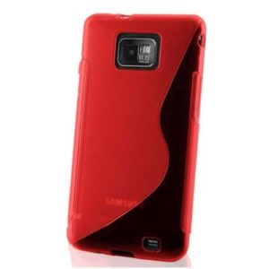Θήκη κινητού για Samsung Galaxy S2 S line red