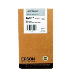 Μελάνι Epson T6037 light black 220ml