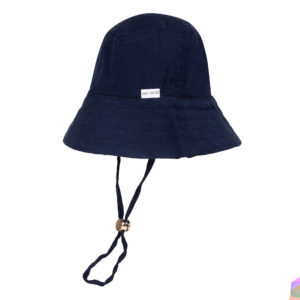 Baby Dutch Καπέλο Ήλιου Bucket Navy Blue UPF 50+