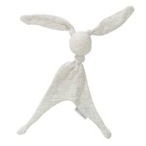 Cottonbaby Κουνελάκι Αγκαλιάς Cottonsoft Πουά Λευκό/Μαύρο (35 cm)