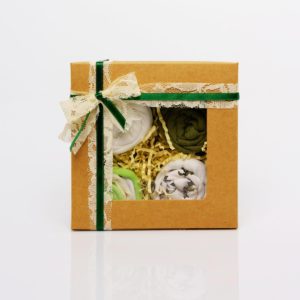 Baby Green Cupcake Box Αγόρι (16 x 16 x 8 cm)