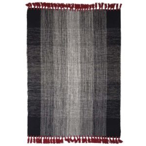 Κιλίμι Royal Carpet Urban Cotton Kilim Tessa Black-Red Dalia 0.70m X 1.40m