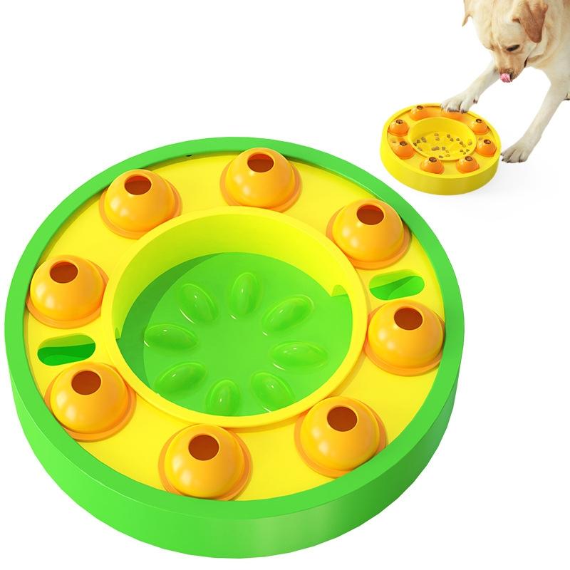 Pet Slow Food Tray Educational Toys Training Supplies(Green) (OEM)