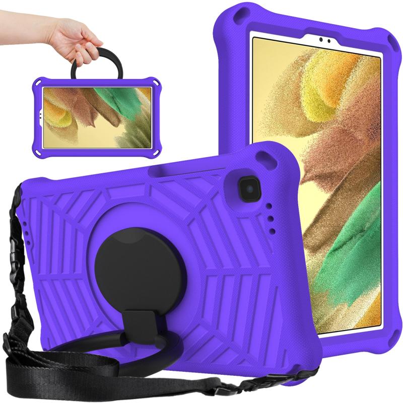 For Samsung Galaxy Tab A7 Lite 8.7 SM-T220 Spider King EVA Protective Tablet Case(Purple) (OEM)