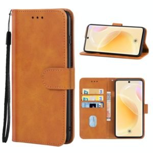 Leather Phone Case For Huawei nova 8(Brown) (OEM)