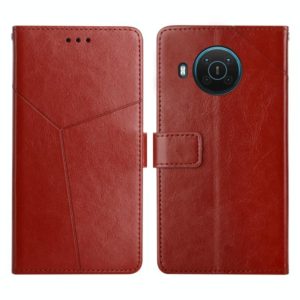 For Nokia X10 / X20 Y Stitching Horizontal Flip Leather Phone Case(Brown) (OEM)