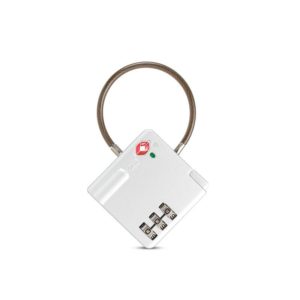 TSA Customs Combination Lock Anti-Theft Wire Padlock(Silver) (OEM)
