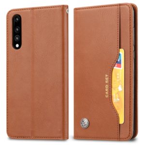 Knead Skin Texture Horizontal Flip Leather Case for Xiaomi CC9e / A3, with Photo Frame & Holder & Card Slots & Wallet(Brown) (OEM)