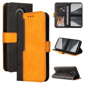 For Nokia 3.4 / 5.4 Business Stitching-Color Horizontal Flip PU Leather Case with Holder & Card Slots & Photo Frame(Orange) (OEM)