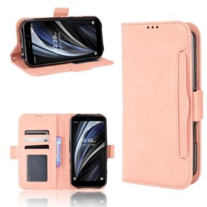 For Oukitel WP12 / WP12 Pro Skin Feel Calf Texture Card Slots Leather Phone Case(Pink) (OEM)