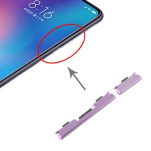 Side Keys for Xiaomi Mi 9(Purple) (OEM)