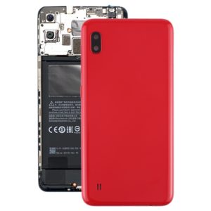 For Galaxy A10 SM-A105F/DS, SM-A105G/DS Battery Back Cover with Camera Lens & Side Keys (Red) (OEM)
