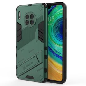 For Huawei Mate 30 Punk Armor 2 in 1 PC + TPU Shockproof Case with Invisible Holder(Green) (OEM)