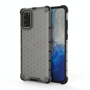 For Galaxy S20+ Shockproof Honeycomb PC + TPU Protective Case(Black) (OEM)