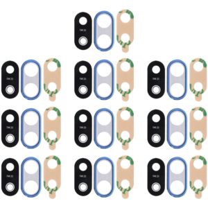 For Huawei P20 Lite 10pcs Back Camera Bezel with Lens Cover & Adhesive (Blue) (OEM)