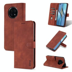 For Honor X20 AZNS Skin Feel Calf Texture Horizontal Flip Leather Case with Card Slots & Holder & Wallet(Brown) (AZNS) (OEM)