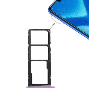 SIM Card Tray + Micro SD Card Tray for Huawei Honor 8X (Purple) (OEM)