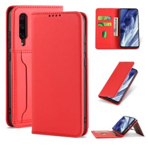 For Xiaomi Mi 9 Pro Strong Magnetism Shockproof Horizontal Flip Liquid Feel Leather Case with Holder & Card Slots & Wallet(Red) (OEM)