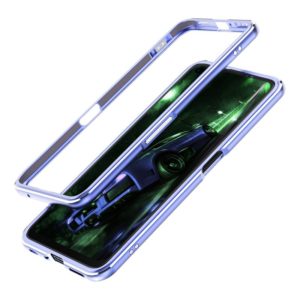 For OPPO Realme X50 5G Aluminum Alloy Shockproof Protective Bumper Frame(Light Purple) (OEM)