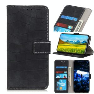 For Samsung Galaxy M31s Crocodile Texture Horizontal Flip Leather Case with Holder & Card Slots & Wallet & Photo Frame(Black) (OEM)