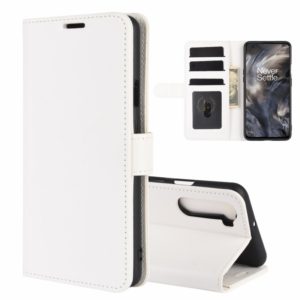 For OnePlus Nord R64 Texture Single Horizontal Flip Protective Case with Holder & Card Slots & Wallet& Photo Frame(White) (OEM)