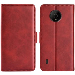 For Nokia C200 Dual-side Magnetic Buckle Horizontal Flip Leather Phone Case(Red) (OEM)