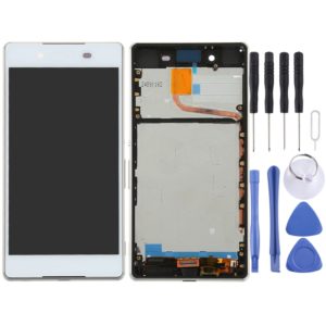 OEM LCD Screen for Sony Xperia Z4 Digitizer Full Assembly with Frame(White) (OEM)