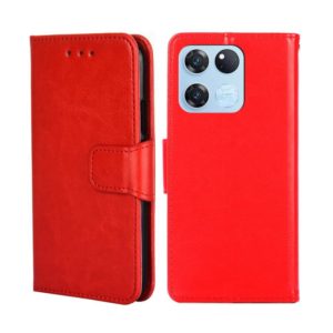 For OnePlus Ace Racing Crystal Texture Leather Phone Case(Red) (OEM)