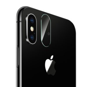 For iPhone X Rear Camera Lens Protector Tempered Glass Protective Film with Holes (DIYLooks) (OEM)