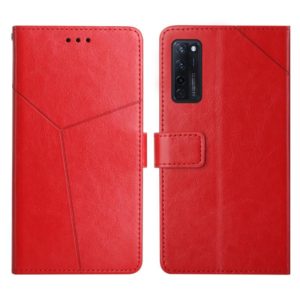 For ZTE Axon 20 4G Y Stitching Horizontal Flip Leather Phone Case(Red) (OEM)