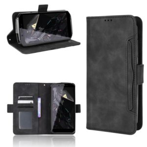 For Oukitel WP18 Skin Feel Calf Texture Card Slots Leather Phone Case(Black) (OEM)