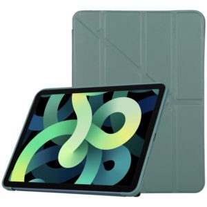 TPU Horizontal Deformation Flip Leather Case with Holder For iPad Air 2022 / 2020 10.9(Dark Green) (OEM)