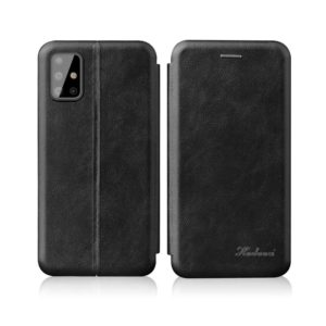 For Samsung Galaxy S21 Ultra 5G Retro Texture Magnetic Leather Case with Card Slot & Holder(Black) (OEM)