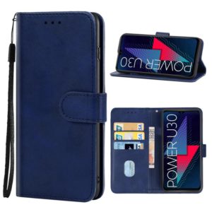 For Wiko Power U30 Leather Phone Case(Blue) (OEM)