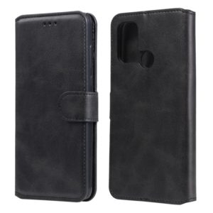 For OPPO A53 / A53S / A32 Classic Calf Texture PU + TPU Horizontal Flip Leather Case, with Holder & Card Slots & Wallet(Black) (OEM)