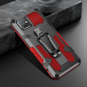 For iPhone 11 Pro Max Machine Armor Warrior Shockproof PC + TPU Protective Case(Red) (OEM)