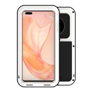 For Huawei Mate 40 Pro LOVE MEI Metal Shockproof Waterproof Dustproof Protective Case without Glass(White) (OEM)