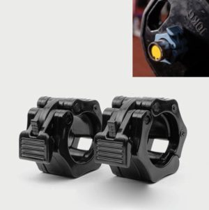 2 PCS Professional Barbell BuckleHead Quick Lock, Size:25mm(Black) (OEM)