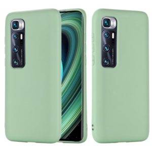 For Xiaomi Mi 10 Ultra Pure Color Liquid Silicone Shockproof Full Coverage Case(Green) (OEM)