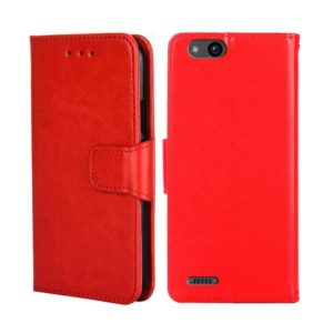 For ZTE Tempo X Crystal Texture Leather Phone Case(Red) (OEM)
