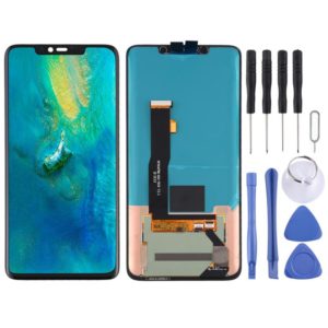 LCD Screen and Digitizer Full Assembly (No Fingerprint Identification) for Huawei Mate 20 Pro / LYA-L09 / LYA-L29 / LYA-AL00 / LYA-TL00 / LYA-AL10 / LYA-L0C(Black) (OEM)