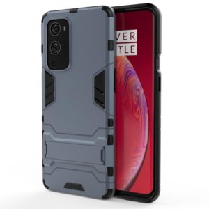 For OnePlus 9 Pro PC + TPU Shockproof Protective Case with Holder(Navy Blue) (OEM)
