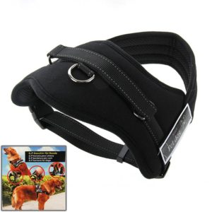 Soft Thicken Pet Chest Suspenders Dog Traction Rope, Size: S (35-50cm)(Black) (OEM)