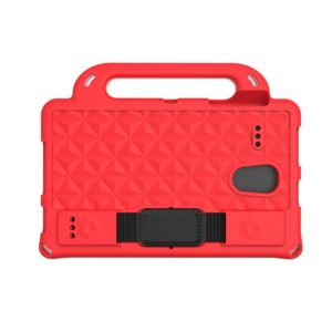 For Samsung Galaxy Tab 4 8.0 T330/T331/T377 Diamond Series EVA Anti-Fall Shockproof Sleeve Protective Shell Case with Holder & Strap(Red) (OEM)