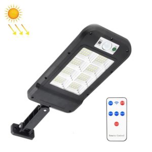 Solar Wall Light Outdoor Waterproof Human Body Induction Garden Lighting Household Street Light 8 x 16LED With Remote Control (OEM)