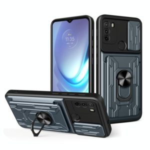 For Motorola Moto G50 Sliding Camshield Card Phone Case(Grey) (OEM)