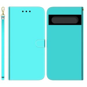 For Google Pixel 7 5G Imitated Mirror Surface Horizontal Flip Leather Phone Case(Mint Green) (OEM)
