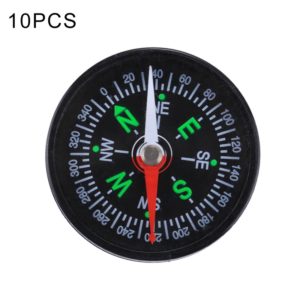 10 PCS 40mm Outdoor Sports Camping Hiking Pointer Guider Plastic Compass Hiker Navigation, Random Color Delivery (OEM)