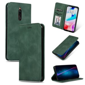 For Xiaomi Redmi 8A Retro Skin Feel Business Magnetic Horizontal Flip Leather Case(Army Green) (OEM)
